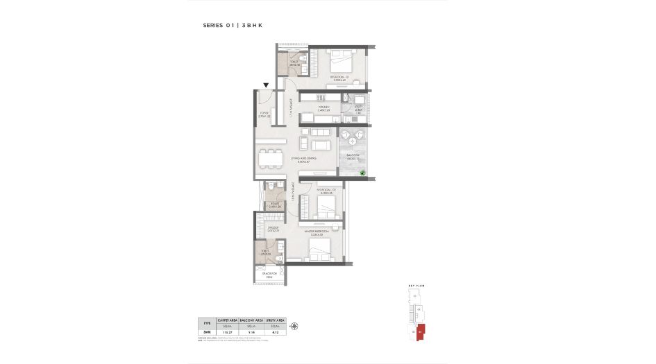 Paranjape-R7-The-Altius-Floor-plan-3 BHK